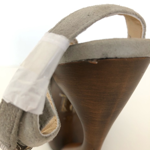 ♦️SOLD♦️PLEASURES Day & Night Swan Taupe Heel Sand - Picture 10 of 12